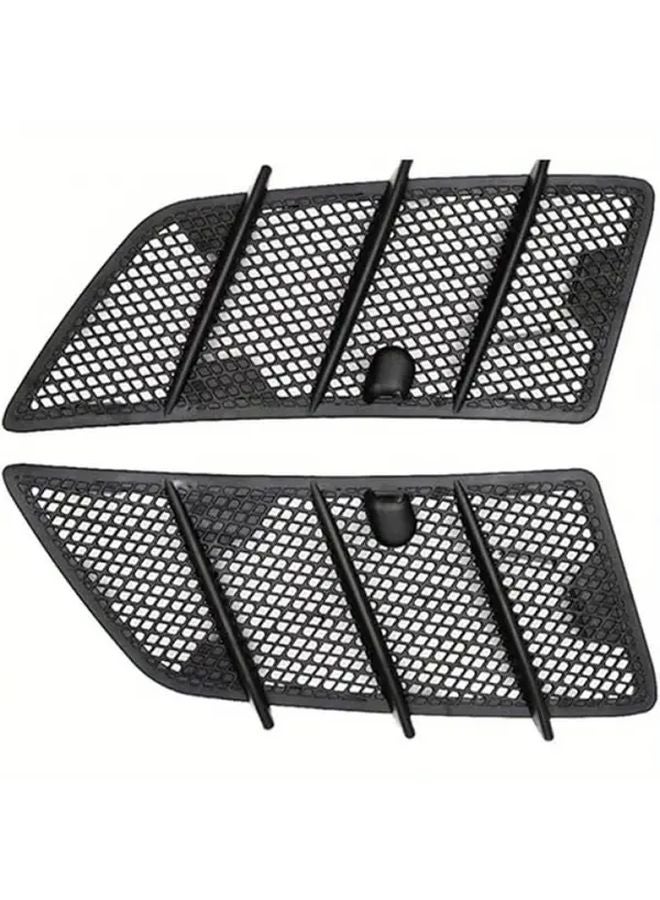 Pair Of Hood Air Vent Grille Covers Left Right For Mercedes Benz W164 ML GL Class 2008 2011 - Image 1